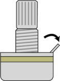 Remove anti-rotation tab from potentiometer